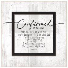 Plaque-Layered Grace-Confirmed In Christ (6 x 6)