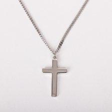 20" Sterling Silver Cross Necklace