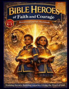 Bible Heroes of Faith and Courage: Devotional and SEL Workbook K-3