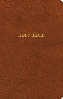 KJV Thinline Bible, Burnt Sienna Leathertouch