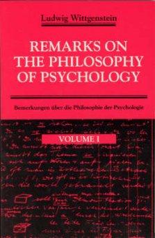 Remarks on the Philosophy of Psychology