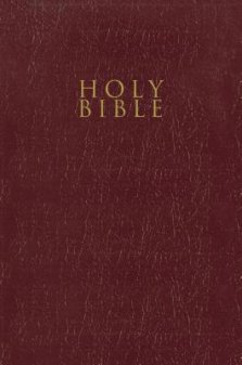 NIV, Gift and Award Bible, Leather-Look, Burgundy, Red Letter Edition, Comfort Print