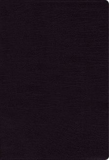 NASB, Thinline Bible, Bonded Leather, Black, Red Letter, 1995 Text, Comfort Print