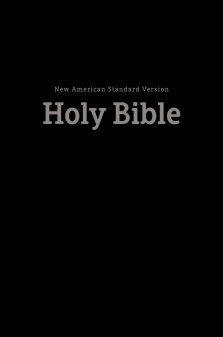 NASB, Church Bible (Pew Bible), Hardcover, Black, 1995 Text, Comfort Print