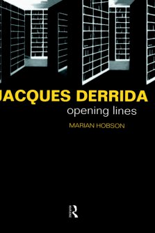 Jacques Derrida: Opening Lines