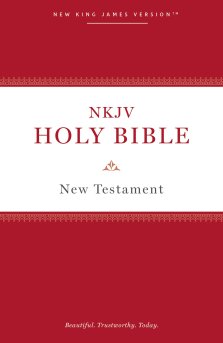 NKJV New Testament, Red, Paperback, Comfort Print, Plan of Salvation, Reading Plan