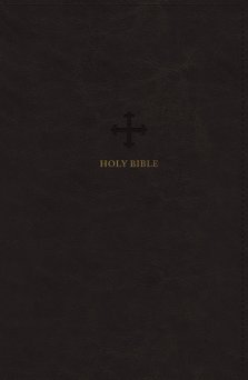 NRSV, Catholic Bible, Standard Personal Size, Leathersoft, Black, Comfort Print