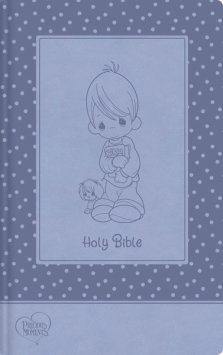 International Children's Bible (ICB) Precious Moments Bible, Leathersoft, Blue