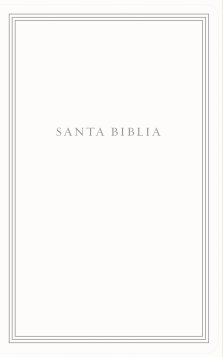 RVR60, Santa Biblia, Letra Grande, Bodas, Bautismo, Presentación/Dedicación y Cumpleaños, Leathersoft, Blanco, Comfort Print