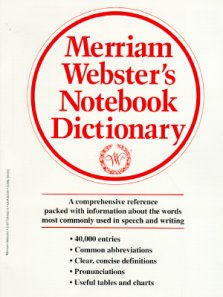 Merriam-Webster's Notebook Dictionary