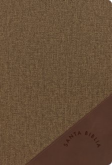 RVR 1960 Biblia letra grande tamaño manual, café duotono símil piel (Edición 2023)