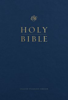 ESV Pew and Worship Bible, Blue, Hardback, Large Print, Responsive Readings