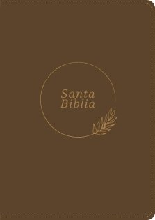 Santa Biblia RVR60, Edición zíper con referencias, letra grande (SentiPiel, Café, Letra Roja)
