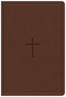 KJV Giant Print Reference Bible, Brown LeatherTouch, Indexed