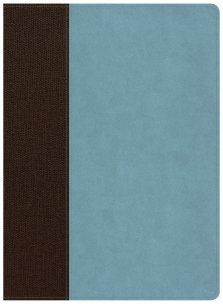 CSB Life Essentials Interactive Study Bible, Brown/Sky LeatherTouch