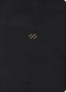 RVR 1960 Biblia temática de estudio, negro piel genuina