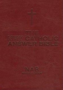 New Catholic Answer Librosario Edition Large Print Bible NABRE