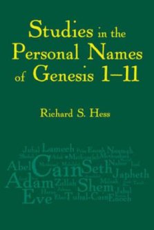 Studies In The Personal Names Of Genesis 1-11