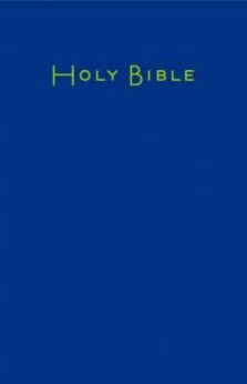 CEB Church Bible Large Print Edition - Navy Blue