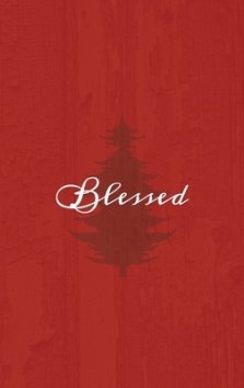 Blessed: A Red Hardcover Decorative Book for Decoration with Spine Text to Stack on Bookshelves, Decorate Coffee Tables, Christmas Decor, Holiday Deco