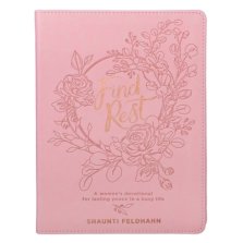 Devotional Find Rest Faux Leather
