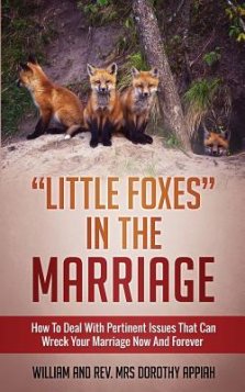 "LITTLE FOXES IN THE MARRIAGE: HOW TO DEAL WITH PERTINENT ISSUES THAT CAN WRECK YOUR MARRIAGE NOW AND FOREVER