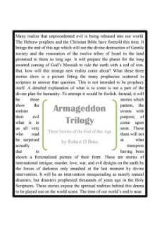 Armageddon Trilogy