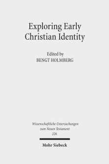 Exploring Early Christian Identity