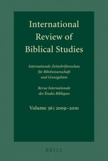 International Review of Biblical Studies, Volume 56 (2009-2010)