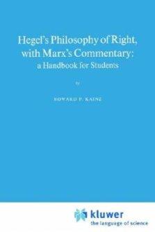 Hegel's Philosophy of Right, with Marx's Commentary