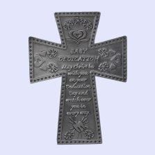 Baby Dedication Wall Cross