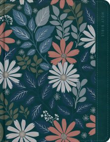 NASB Notetaking Bible, Large Print Edition, Teal Floral