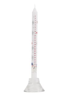 29.5cm Advent Candle: Snowmen - Single