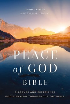 Peace of God Bible: Discover and Experience God's Shalom Throughout the Bible (NKJV, Softcover, Red Letter, Comfort Print)
