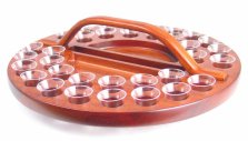 Communion Tray (Round) 32 cm x 10 cm - serves 34 (Glasses sold separately)
