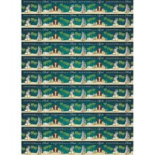 Christmas Begins with Christ Gift Wrap 6 Sheets & Tags