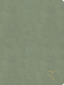 CSB Notetaking Bible, Revive Our Hearts Edition, Sage SuedeSoft LeatherTouch