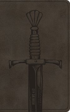 ESV Vest Pocket New Testament with Psalms and Proverbs, Red Letter (TruTone, Silver, Sword Design)