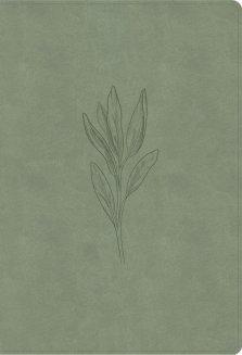 NASB Super Giant Print Reference Bible, Sage Suedesoft