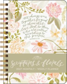 Scriptures And Florals 2027 Monthly/weekly Planner Calendar