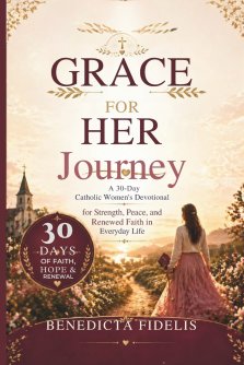 GRACE FOR HER JOURNEY: A 30-Day Catholic Women's Devotional for Strength, Peace, and Renewed Faith in Everyday Life