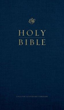 ESV Church Bible, Large Print (Hardcover, Blue)