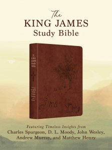 King James Study Bible: Featuring Timeless Insights from Charles Spurgeon, D. L. Moody, John Wesley, Andrew Murray, and Matthew Henry