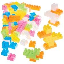 Building Construction Toy Bricks Value Pack (Pack of 250)