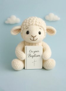 On Your Baptism Lamb Card (pack of 6)