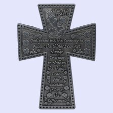 Serenity Prayer Wall Cross