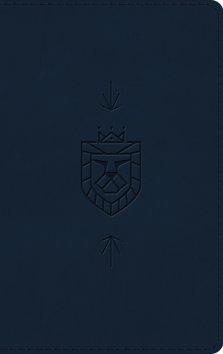 ESV Kid's Bible, Thinline, Red Letter (TruTone, Dark Blue, Lion of Judah Design)