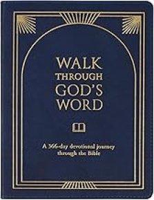 Devotional Walking Through God's Word Faux Leather