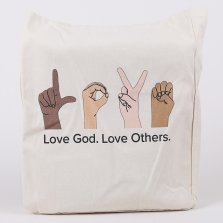 Love God, Love Others Cotton Tote