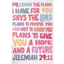 For I Know The Plans I Have For You 40 Pack Postcards